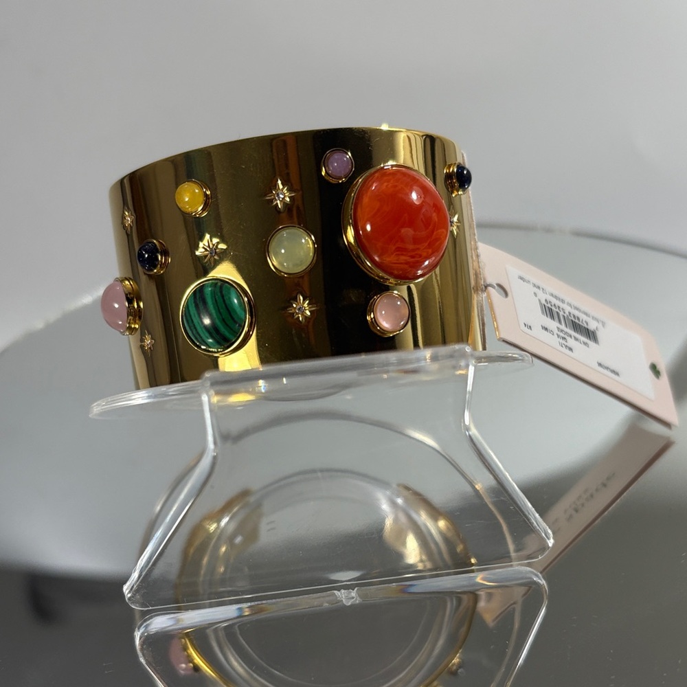 Kate Spade Gold Bracelet with Colorful Accents